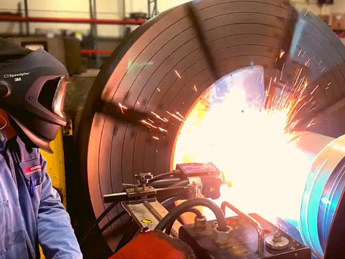 HVOF coated roll surface finish