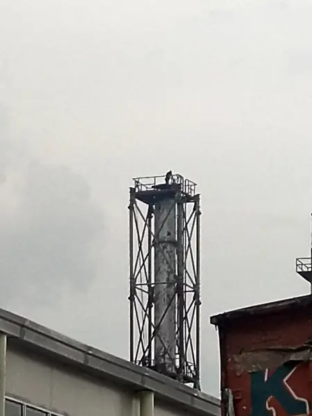 Cyclone separator and ducting under fabrication