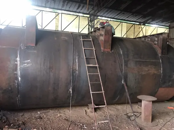 Fume extraction and dust collector system installed on site